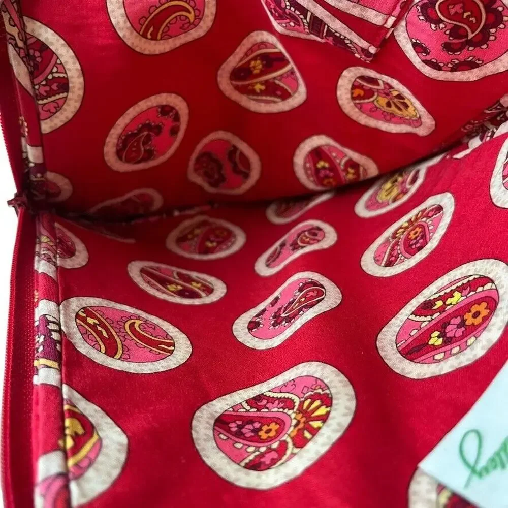 Vera Bradley Rosy Posies Tablet Sleeve eReader Cover Quilted Red Pink Case